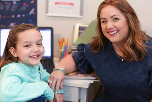 teacher and student picture