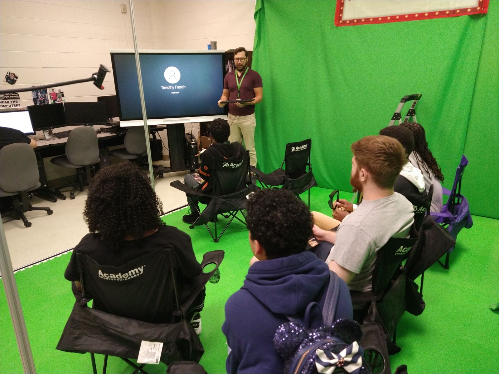 Students in the technical community college