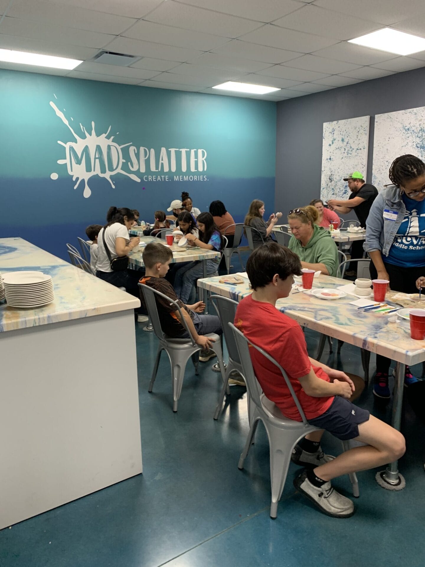 splatter mat create room