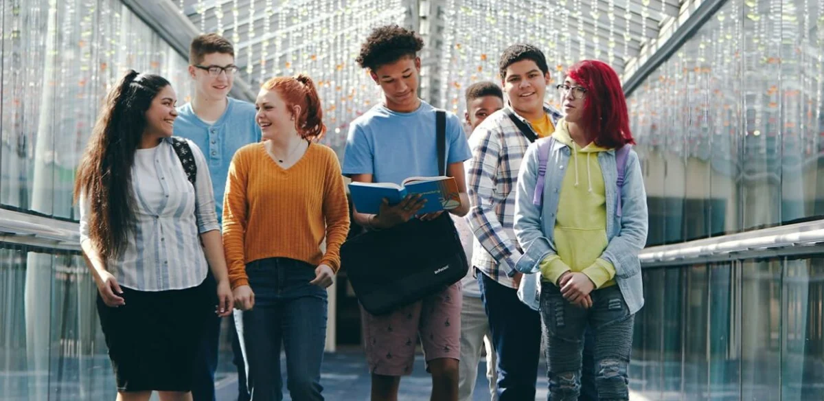 students in the college